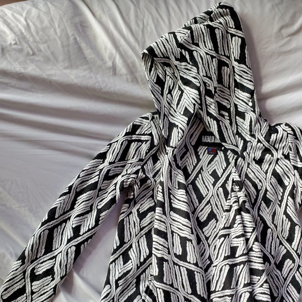 Natalia Romano hooded coat